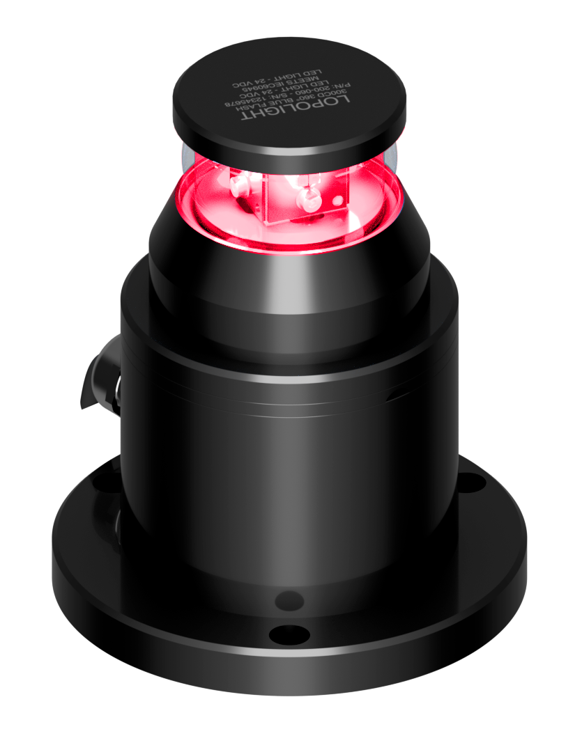 300cd Red/Blue alternating strobe